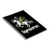 Lepricorn Leprechaun Unicorn St Patrick's Day Notizblock (Rechte Seite)