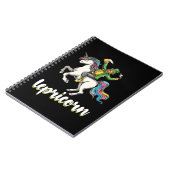 Lepricorn Leprechaun Unicorn St Patrick's Day Notizblock (Linke Seite)