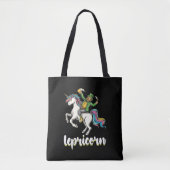 Lepricorn Leprechaun Unicorn St Patrick's Day Tasche (Vorderseite)