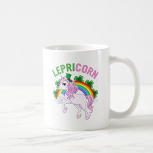 Lepricorn St. Patrick Day Lucky Rainbow Kaffeetasse