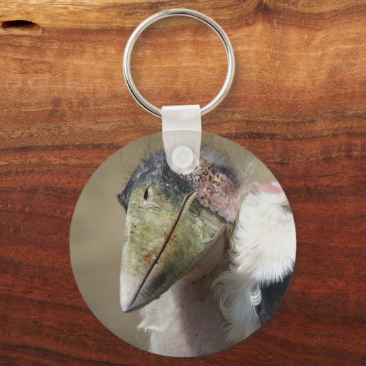 Leptoptilos crumeniferus schlüsselanhänger (Vorderseite)