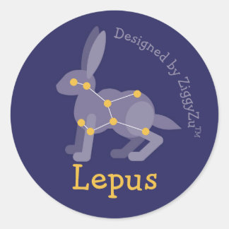 Lepus das Hasen Sternbild Aufkleber
