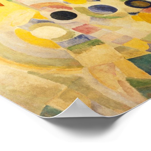 L'Équipe de Cardiff | Robert Delaunay Poster (Ecke)