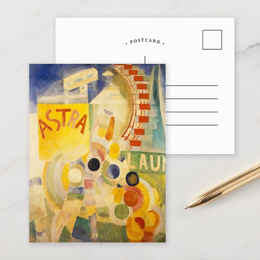 L'Équipe de Cardiff | Robert Delaunay Postkarte