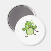 Lerche Schlaftyp Frühaufsteher Vogel Wurm Magnet (Vorderseite/Rückseite)