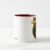 Lerchen-Lager - Weltmusik-Party-Akkordeon-Tasse Zweifarbige Tasse (Mittel)