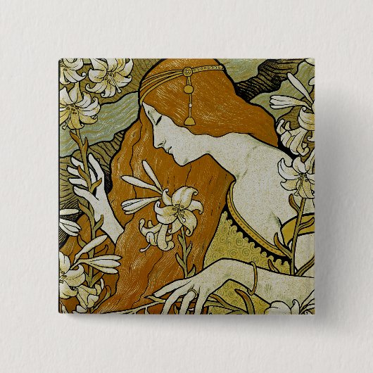 L'Ermitage Art Nouveau Button (Vorderseite)