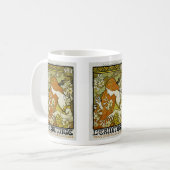 L'Ermitage Art Nouveau Floral Kaffeetasse (Vorderseite Links)