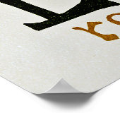 L'Ermitage Art Nouveau Floral Poster (Ecke)