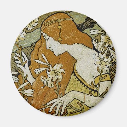 L'Ermitage Art Nouveau Magnet (Vorne)