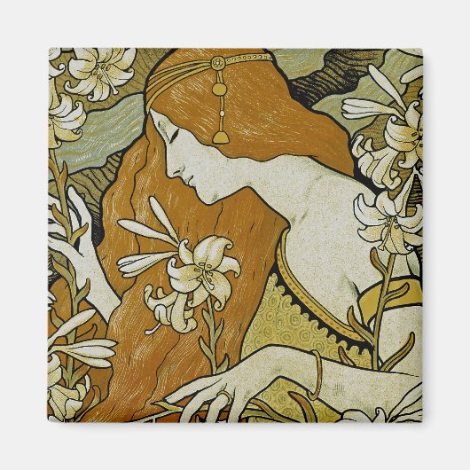 L'Ermitage Art Nouveau Magnet (Vorne)