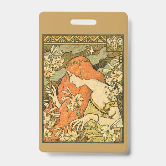 L'Ermitage Französische Jugendfrau im Bereich Blum Ausweis (Vorderseite)