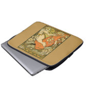 L'Ermitage Französische Jugendfrau im Bereich Blum Laptopschutzhülle (Vorne Knopf)