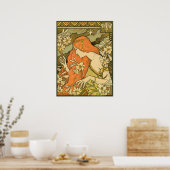 L'Ermitage Französische Jugendfrau im Bereich Blum Poster (Küche)