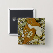 L'Ermitage Kunst Nouveau Button (Vorne & Hinten)