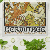 L'Ermitage Kunst Nouveau mit Blumen Handtuch (Gefaltet)