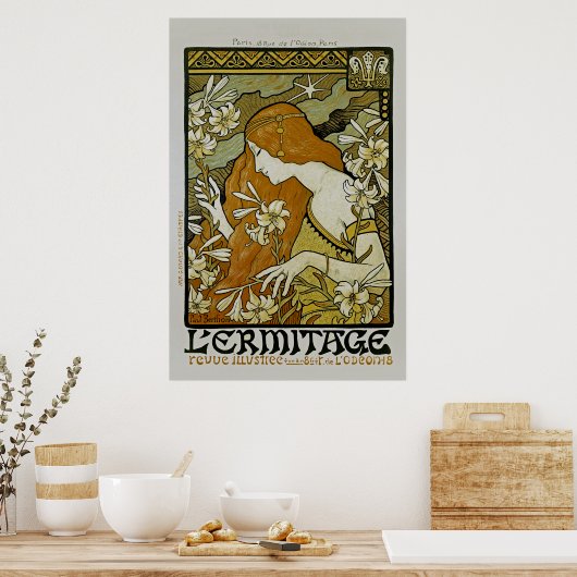 L'Ermitage Poster (Küche)