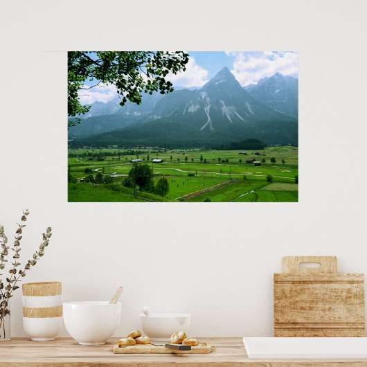 Lermoos Print Poster (Küche)