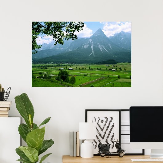 Lermoos Print Poster (Heimbüro)