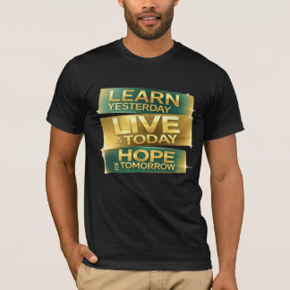 Lerne Lebe Hoffe Männer T-Shirt