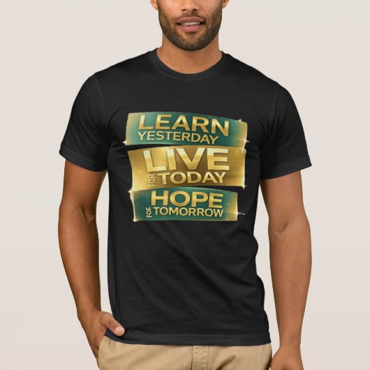 Lerne Lebe Hoffe Männer T-Shirt (Vorderseite)