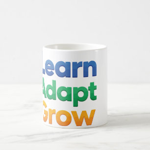 Lernen Anpassen Wachsen Kaffeetasse