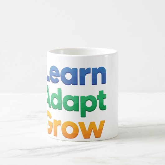 Lernen Anpassen Wachsen Kaffeetasse (Mittel)