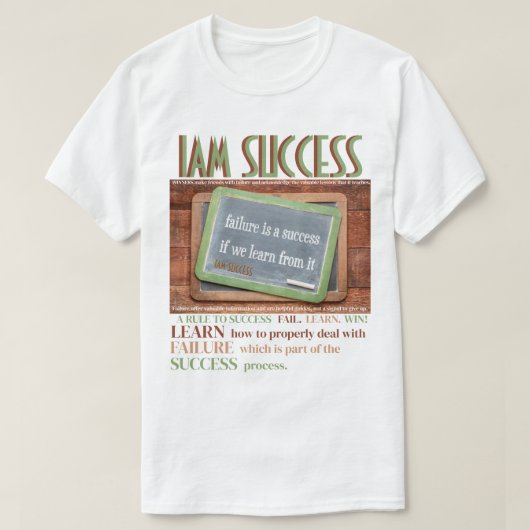 LERNEN AUS VERSAGEN T-Shirt (Design vorne)