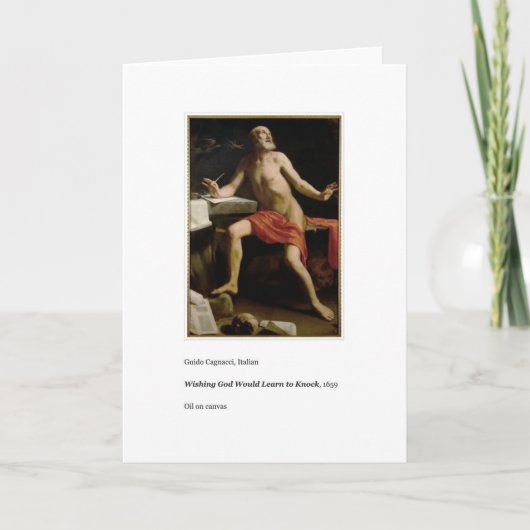 LERNEN, BIRTHDAY CARD ZU KNOCKEN KARTE (Vorderseite)