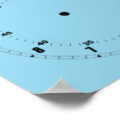 Lernen, das Zeitplaner zu erzählen Poster (Ecke)