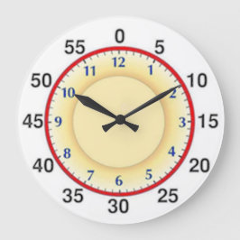 Lernen, die Zeit zu bestimmen Große Wanduhr