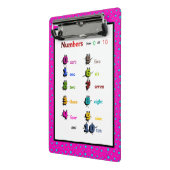 Lernen für Kinder Mini Klemmbrett (Gewinkelt2)