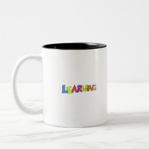 Lernen für Lehrer und Kinder Zweifarbige Tasse