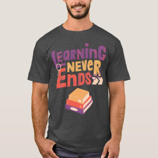 Lernen hört nie auf, Junge T-Shirt