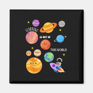 Lernen ist aus dieser Welt der Weltraumwissenschaf Magnet