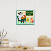 Lernen ist ein Schatz Poster (Küche)