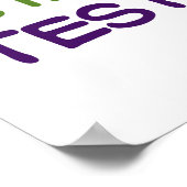 Lernen ist mehr als nur ein Test Score Poster (Ecke)