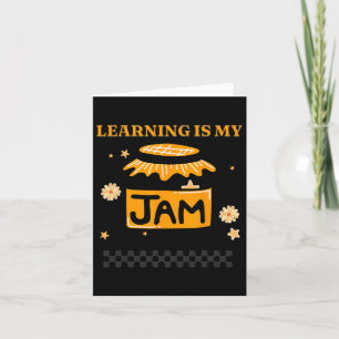 Lernen ist mein Jam Teacher Studentenbuch noch lan Karte