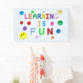 Lernen ist Spaß für Smiley Banner (Insitu)