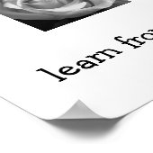 Lernen, leben, Hoffnung Poster (Ecke)