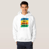 Lernen, Make, Hustle, Erfolg, motivierend Slogan Hoodie (Vorne ganz)
