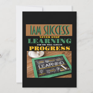 LERNEN NIE AUFHÖREN EINLADUNG