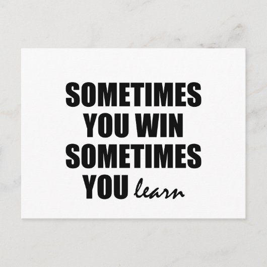 lernen postkarte (Vorderseite)