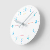 Lernen Runde Wanduhr (Winkel)