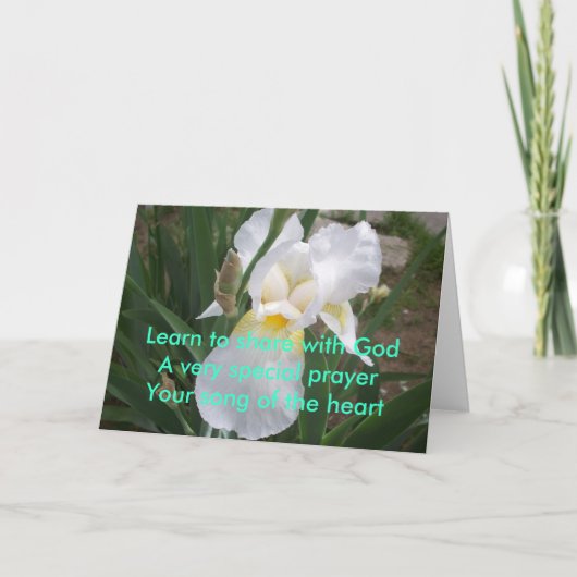 Lernen Sie - Anteil mit Gott Karte (Vorderseite)