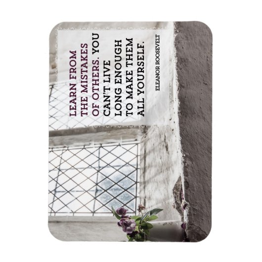 Lernen Sie aus Fehlern anderer Magnet (Vertikal)