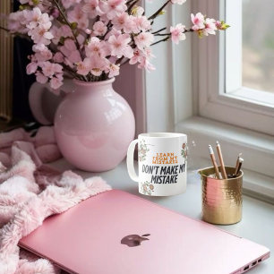 Lernen Sie aus meinem Fehler , . Mach meinen Fehle Kaffeetasse