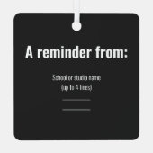 Lernen Sie Ballroom-Tanz Golden Brass Ornament Aus Metall (Rückseite)