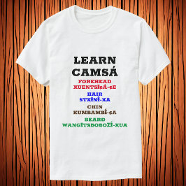 Lernen Sie Camsá - Fronhead Hair Chin Beard T-Shirt