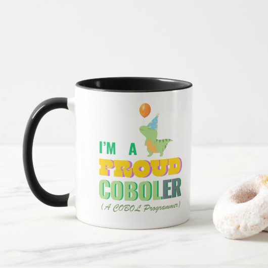 Lernen Sie Cobol-Programmierung und seien Sie stol Tasse (Mit Donut)